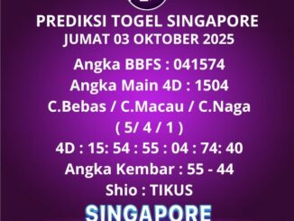 Prediksi Togel Singapore