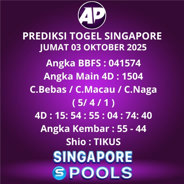 Prediksi Togel Singapore