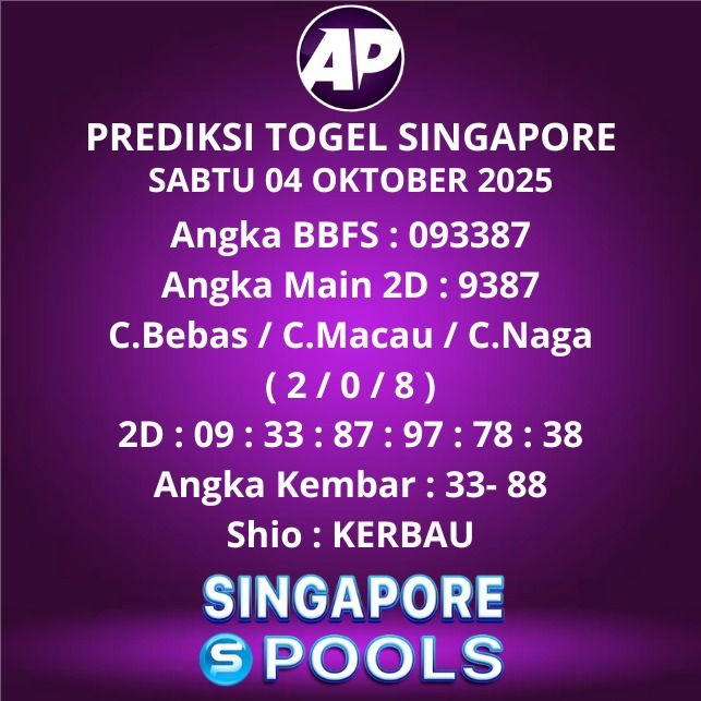 Prediksi Togel Singapore
