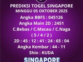 Prediksi Togel Singapore