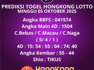 Prediksi Togel Hongkong Lotto