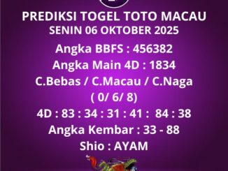 Prediksi Togel Toto Macau