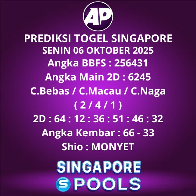 Prediksi Togel Singapore