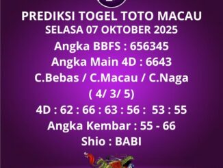 Prediksi Togel Toto Macau