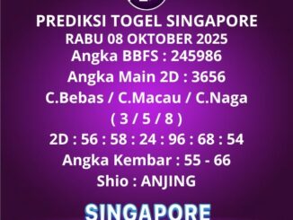 Prediksi Togel Singapore