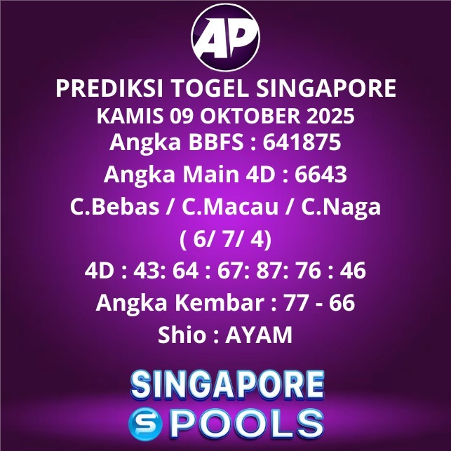 Prediksi Togel Singapore