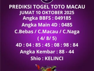 Prediksi Togel Toto Macau