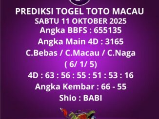 Prediksi Togel Toto Macau