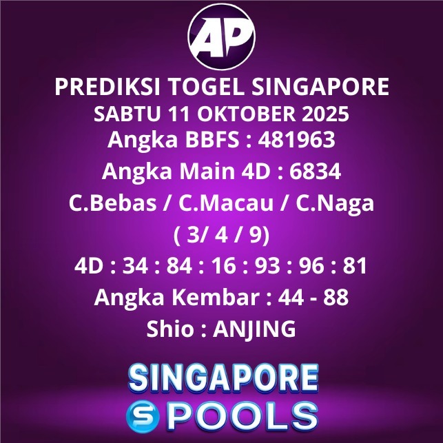 Prediksi Togel Singapore