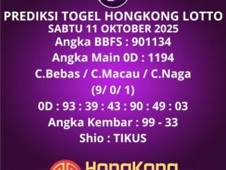 Prediksi Togel Hongkong Lotto