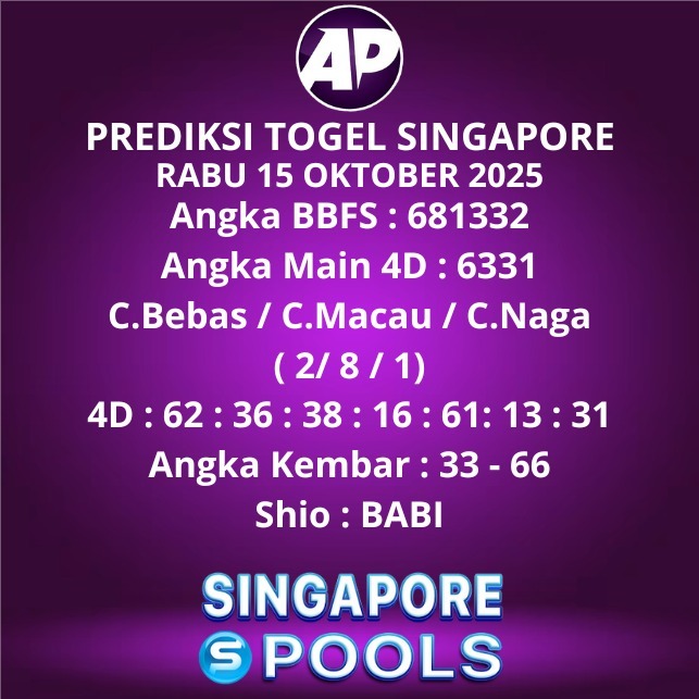 Prediksi Togel Singapore