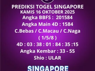 Prediksi Togel Singapore