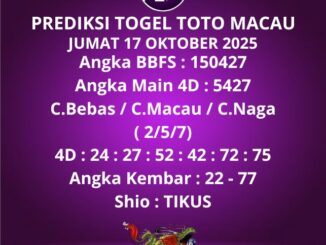 Prediksi Togel Toto Macau