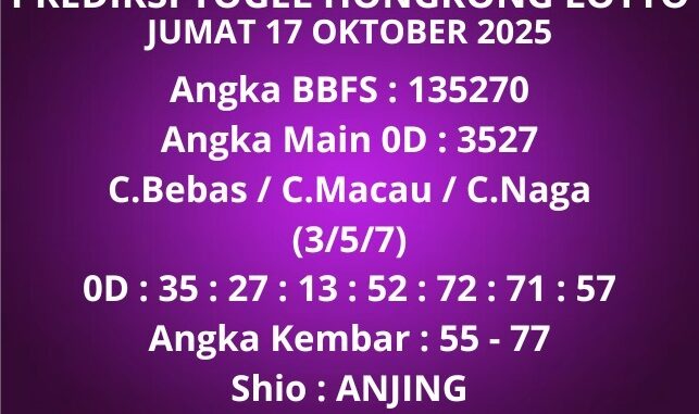 Prediksi Togel Hongkong Lotto Prediksi Togel Hongkong Lotto
