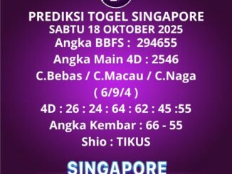 Prediksi Togel Singapore