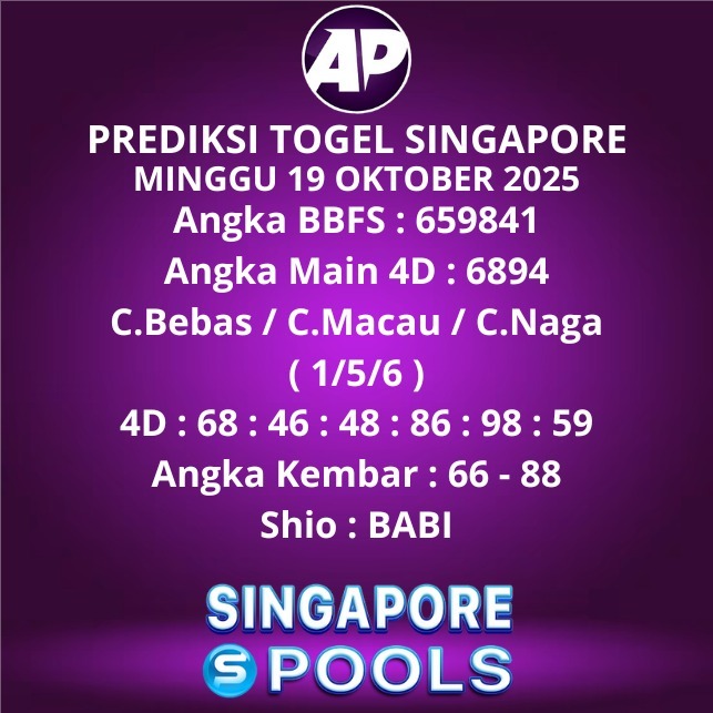 Prediksi Togel Singapore