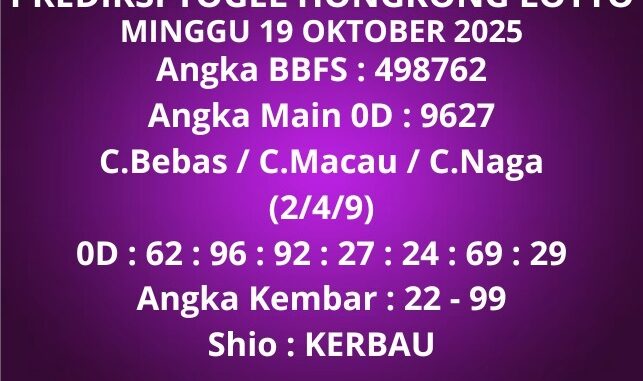 Prediksi Togel Hongkong Lotto Prediksi Togel Hongkong Lotto