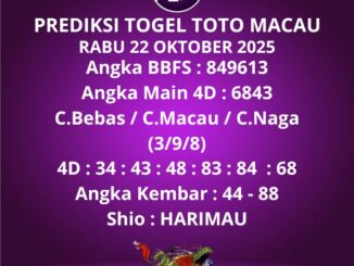 Prediksi Togel Toto Macau