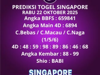 Prediksi Togel Singapore