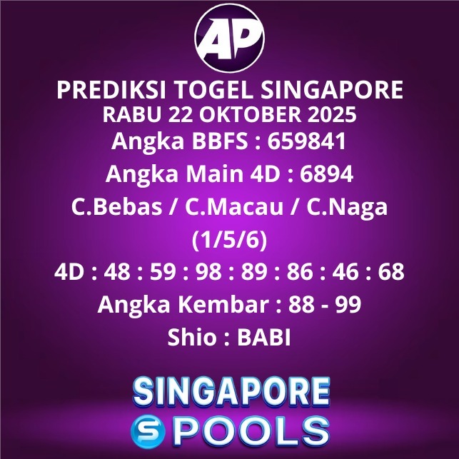 Prediksi Togel Singapore
