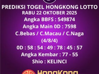 Prediksi Togel Hongkong Lotto