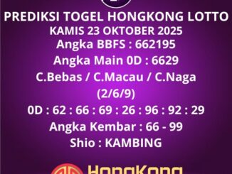 Prediksi Togel Hongkong Lotto
