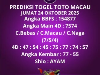 Prediksi Togel Toto Macau
