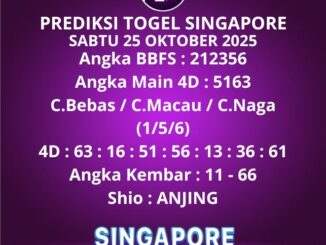 Prediksi Togel Singapore