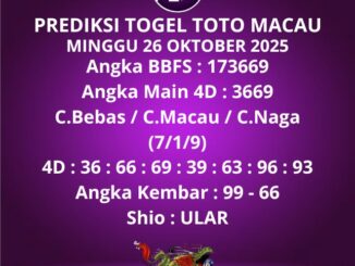 Prediksi Togel Toto Macau