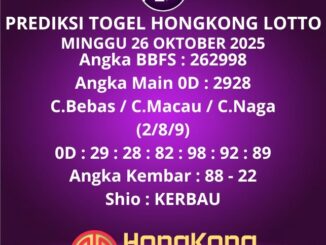 Prediksi Togel Hongkong Lotto