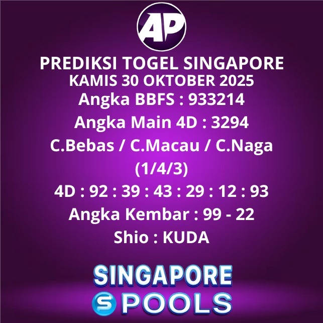 Prediksi Togel Singapore