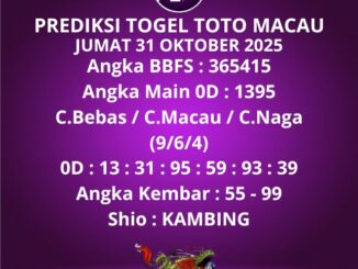 Prediksi Togel Toto Macau