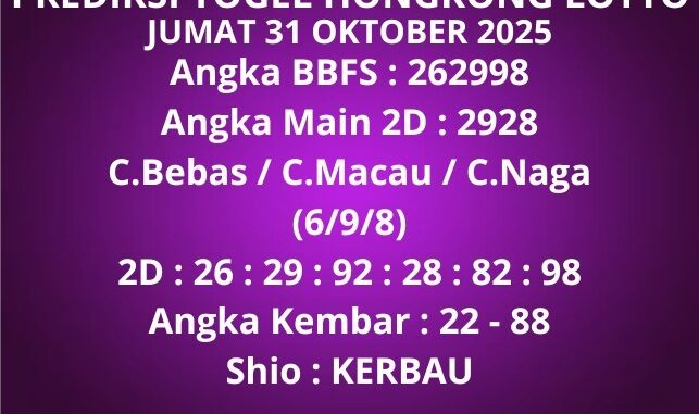 Prediksi Togel Hongkong Lotto Prediksi Togel Hongkong Lotto