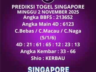 Prediksi Togel Singapore