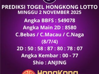 Prediksi Togel Hongkong Lotto