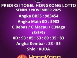 Prediksi Togel Hongkong Lotto