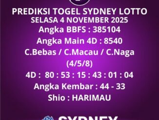 Prediksi Togel Sydney Lotto