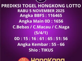 Prediksi Togel Hongkong Lotto