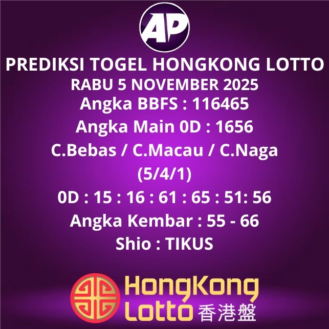 Prediksi Togel Hongkong Lotto