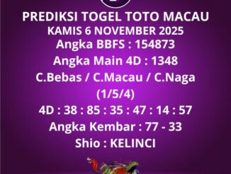 Prediksi Togel Toto Macau