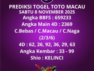 Prediksi Togel Toto Macau