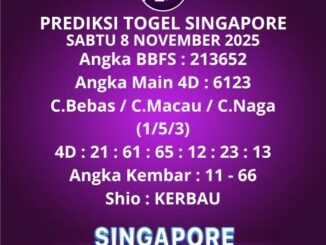 Prediksi Togel Singapore