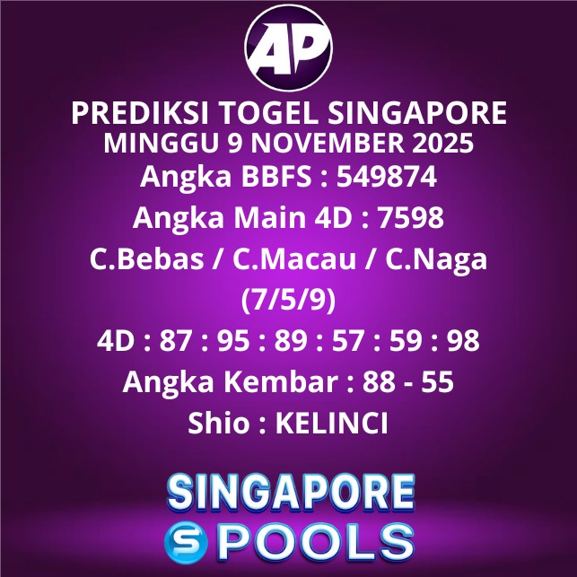 Prediksi Togel Singapore