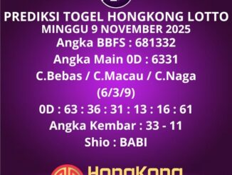 Prediksi Togel Hongkong Lotto