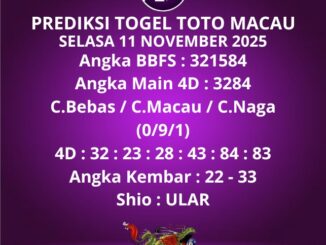 Prediksi Togel Toto Macau