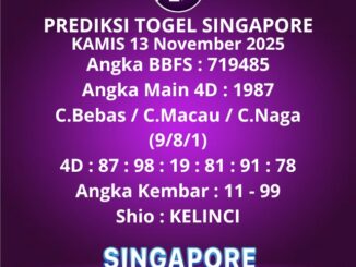 Prediksi Togel Singapore