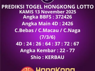 Prediksi Togel Hongkong Lotto