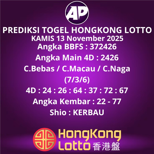 Prediksi Togel Hongkong Lotto