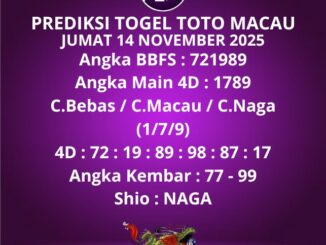 Prediksi Togel Toto Macau