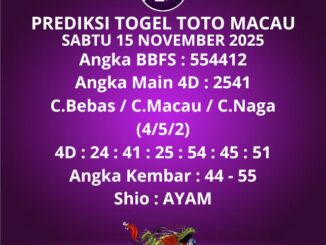 Prediksi Togel Toto Macau